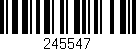Código de barras (EAN, GTIN, SKU, ISBN): '245547'