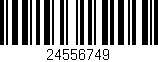 Código de barras (EAN, GTIN, SKU, ISBN): '24556749'