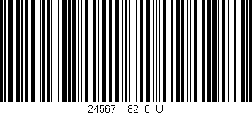 Código de barras (EAN, GTIN, SKU, ISBN): '24567_182_0_U'