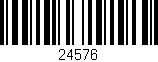 Código de barras (EAN, GTIN, SKU, ISBN): '24576'