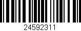 Código de barras (EAN, GTIN, SKU, ISBN): '24592311'