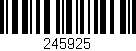 Código de barras (EAN, GTIN, SKU, ISBN): '245925'