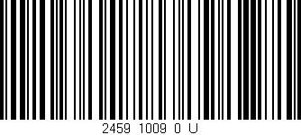 Código de barras (EAN, GTIN, SKU, ISBN): '2459_1009_0_U'