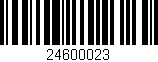 Código de barras (EAN, GTIN, SKU, ISBN): '24600023'