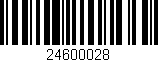 Código de barras (EAN, GTIN, SKU, ISBN): '24600028'