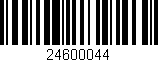 Código de barras (EAN, GTIN, SKU, ISBN): '24600044'