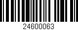 Código de barras (EAN, GTIN, SKU, ISBN): '24600063'