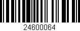 Código de barras (EAN, GTIN, SKU, ISBN): '24600064'
