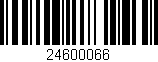 Código de barras (EAN, GTIN, SKU, ISBN): '24600066'