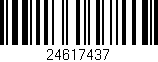 Código de barras (EAN, GTIN, SKU, ISBN): '24617437'