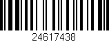 Código de barras (EAN, GTIN, SKU, ISBN): '24617438'