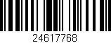 Código de barras (EAN, GTIN, SKU, ISBN): '24617768'