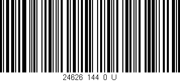 Código de barras (EAN, GTIN, SKU, ISBN): '24626_144_0_U'
