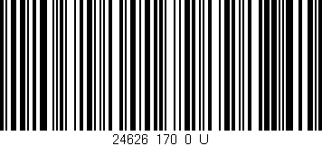 Código de barras (EAN, GTIN, SKU, ISBN): '24626_170_0_U'