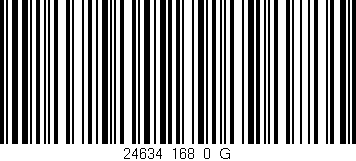 Código de barras (EAN, GTIN, SKU, ISBN): '24634_168_0_G'