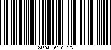 Código de barras (EAN, GTIN, SKU, ISBN): '24634_168_0_GG'