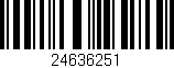 Código de barras (EAN, GTIN, SKU, ISBN): '24636251'