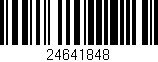 Código de barras (EAN, GTIN, SKU, ISBN): '24641848'