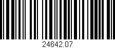 Código de barras (EAN, GTIN, SKU, ISBN): '24642.07'