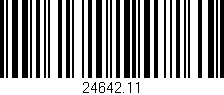 Código de barras (EAN, GTIN, SKU, ISBN): '24642.11'