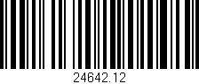 Código de barras (EAN, GTIN, SKU, ISBN): '24642.12'