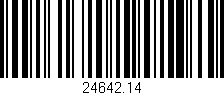 Código de barras (EAN, GTIN, SKU, ISBN): '24642.14'