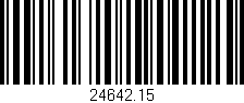 Código de barras (EAN, GTIN, SKU, ISBN): '24642.15'