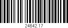 Código de barras (EAN, GTIN, SKU, ISBN): '24642.17'