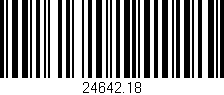 Código de barras (EAN, GTIN, SKU, ISBN): '24642.18'