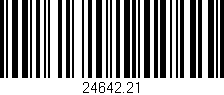 Código de barras (EAN, GTIN, SKU, ISBN): '24642.21'