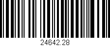 Código de barras (EAN, GTIN, SKU, ISBN): '24642.28'