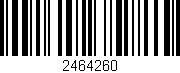 Código de barras (EAN, GTIN, SKU, ISBN): '2464260'