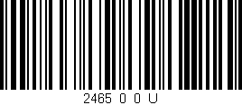 Código de barras (EAN, GTIN, SKU, ISBN): '2465_0_0_U'