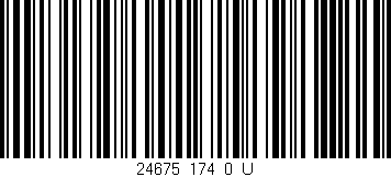 Código de barras (EAN, GTIN, SKU, ISBN): '24675_174_0_U'