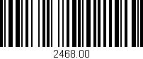 Código de barras (EAN, GTIN, SKU, ISBN): '2468.00'