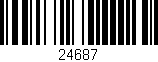 Código de barras (EAN, GTIN, SKU, ISBN): '24687'