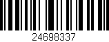 Código de barras (EAN, GTIN, SKU, ISBN): '24698337'