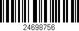 Código de barras (EAN, GTIN, SKU, ISBN): '24698756'