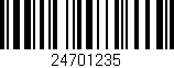 Código de barras (EAN, GTIN, SKU, ISBN): '24701235'
