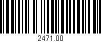 Código de barras (EAN, GTIN, SKU, ISBN): '2471.00'