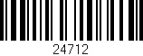 Código de barras (EAN, GTIN, SKU, ISBN): '24712'