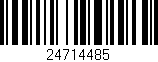 Código de barras (EAN, GTIN, SKU, ISBN): '24714485'