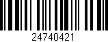 Código de barras (EAN, GTIN, SKU, ISBN): '24740421'