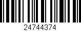 Código de barras (EAN, GTIN, SKU, ISBN): '24744374'