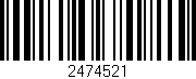 Código de barras (EAN, GTIN, SKU, ISBN): '2474521'