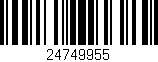 Código de barras (EAN, GTIN, SKU, ISBN): '24749955'