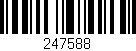 Código de barras (EAN, GTIN, SKU, ISBN): '247588'
