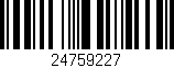 Código de barras (EAN, GTIN, SKU, ISBN): '24759227'