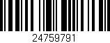 Código de barras (EAN, GTIN, SKU, ISBN): '24759791'