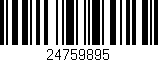 Código de barras (EAN, GTIN, SKU, ISBN): '24759895'